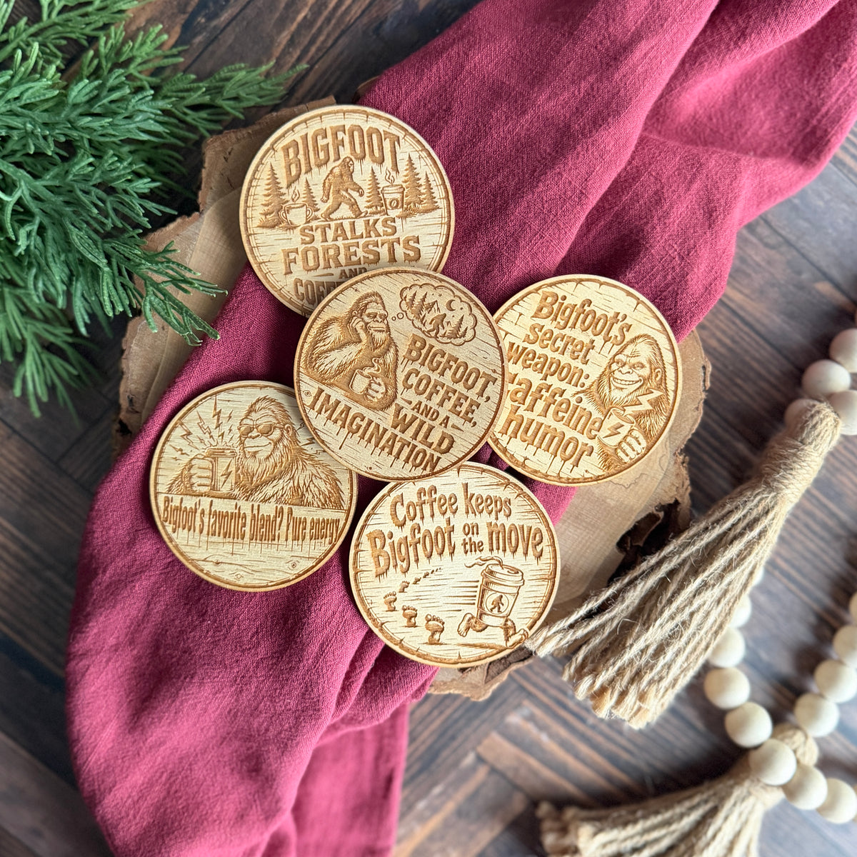 Bigfoot Coffee Magnets