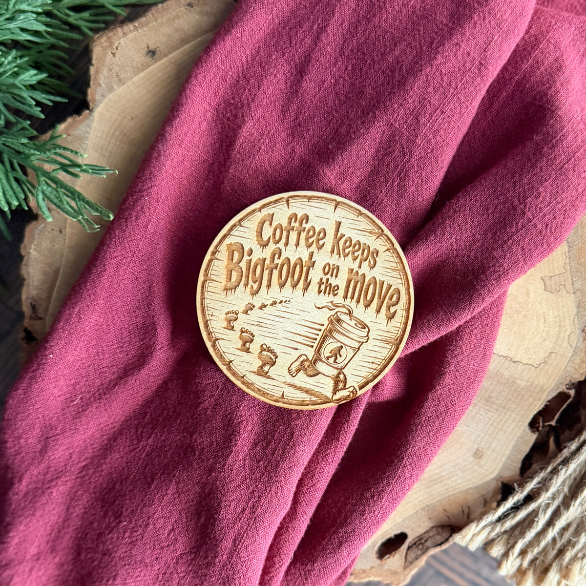 Bigfoot Coffee Magnets