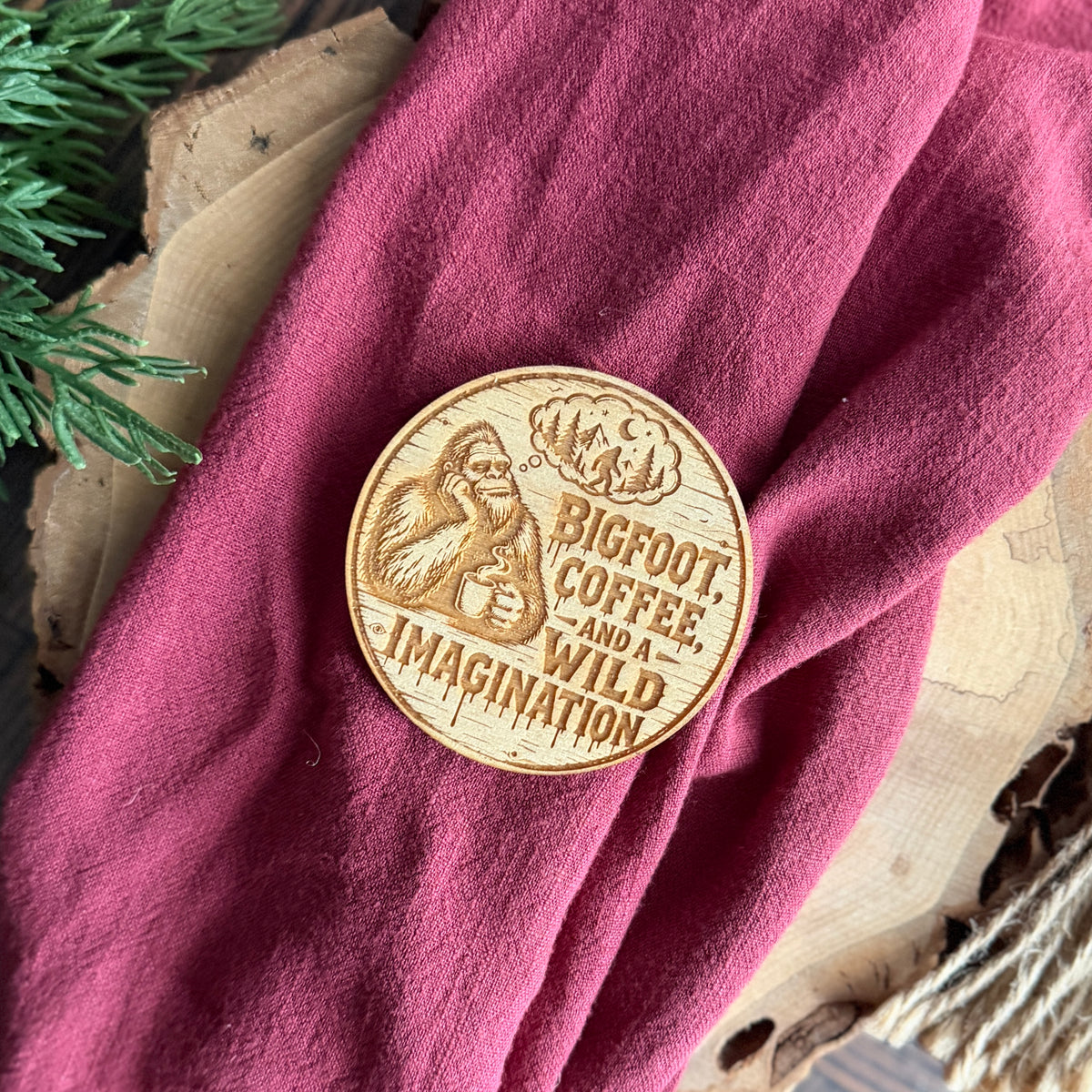 Bigfoot Coffee Magnets