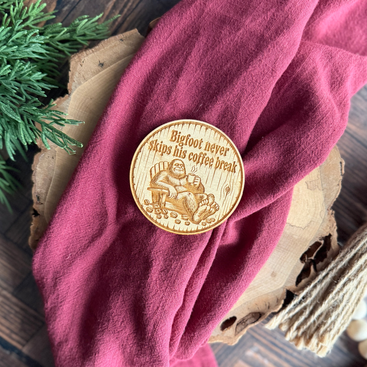Bigfoot Coffee Magnets