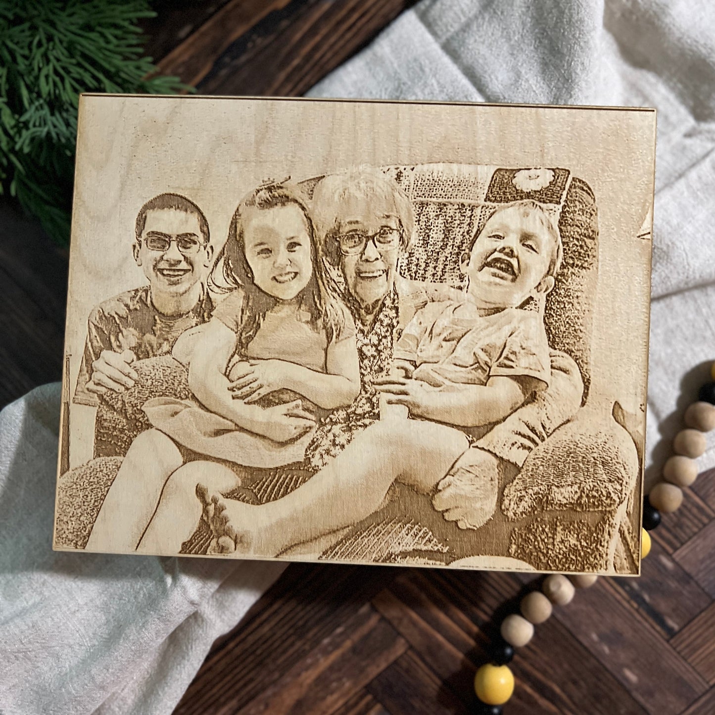 Engrave Wood Photo