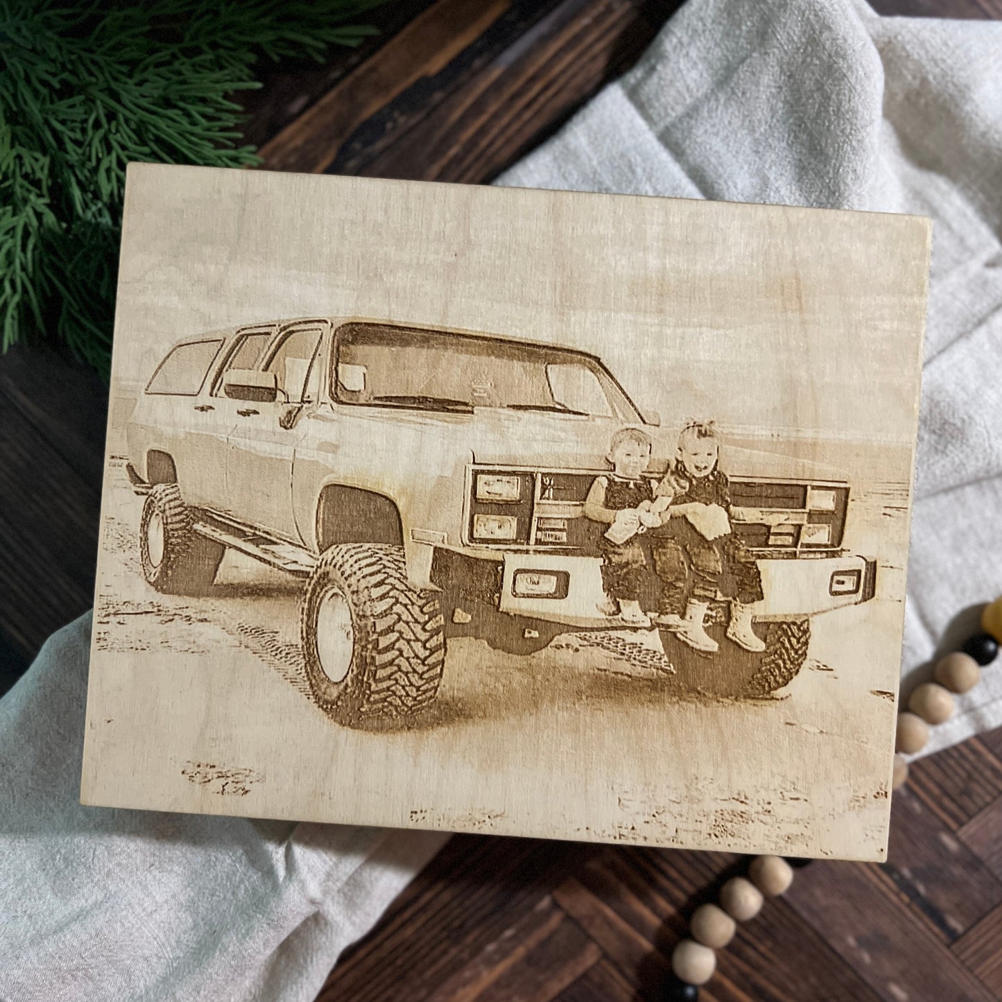 Engrave Wood Photo