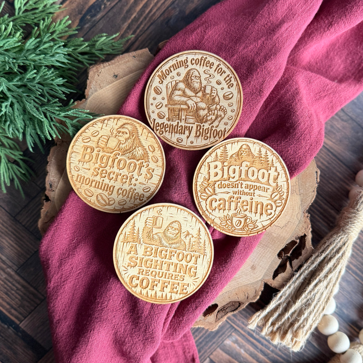 Bigfoot Coffee Magnets