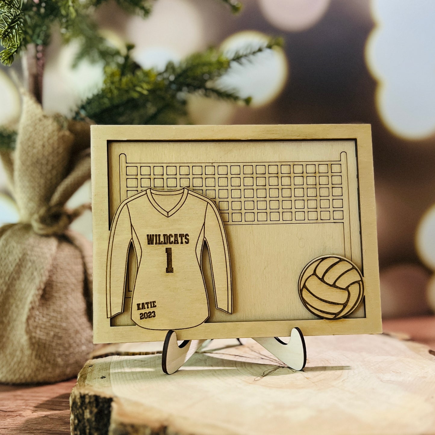 Volleyball Sign Personalized