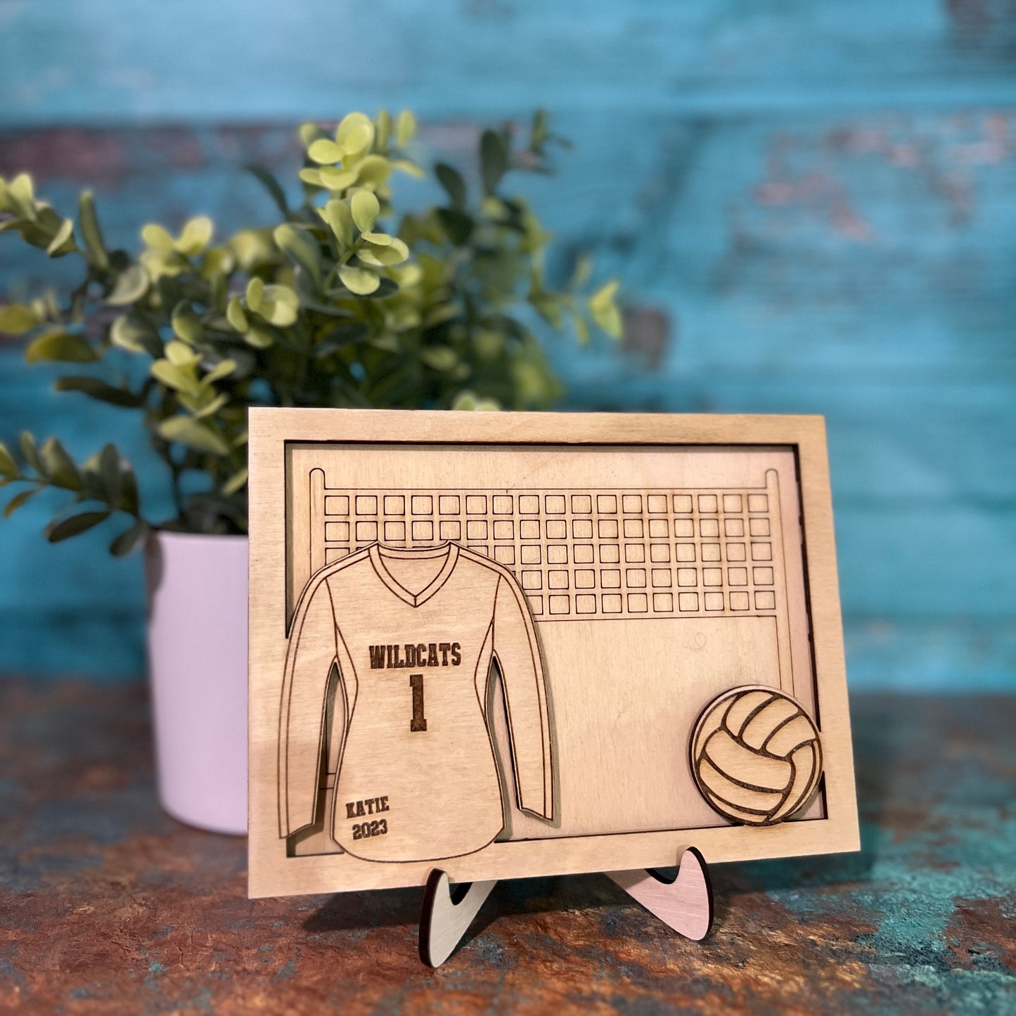 Volleyball Sign Personalized