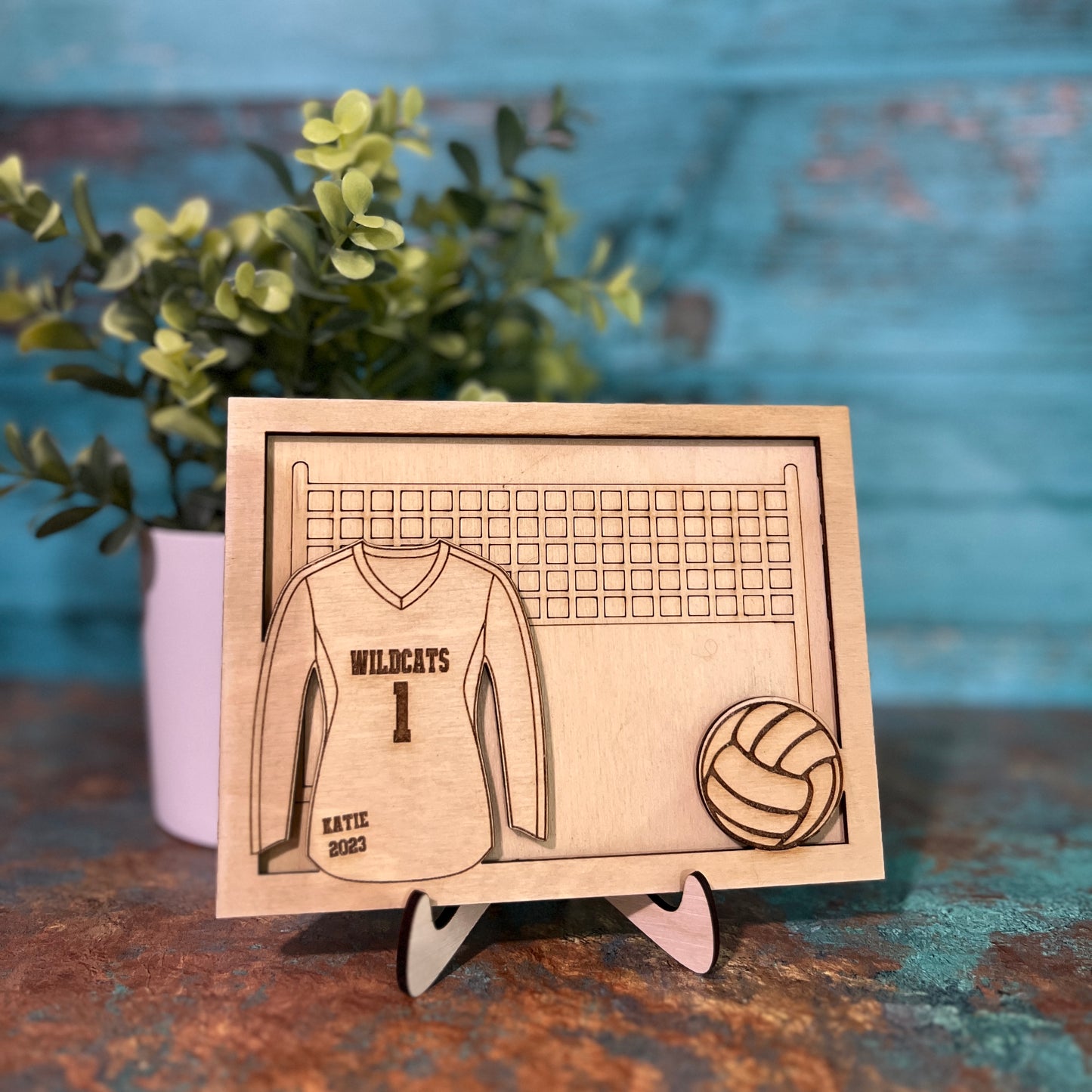 Volleyball Sign Personalized