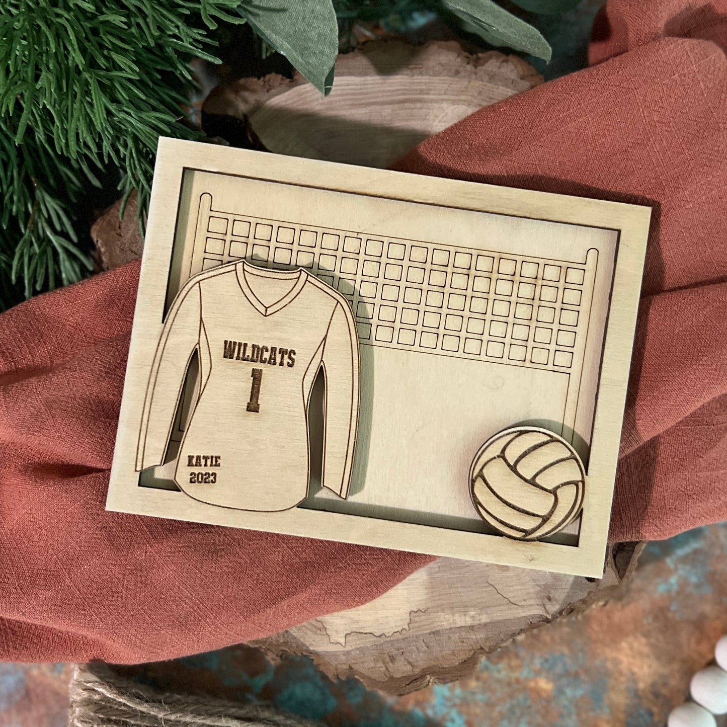 Volleyball Sign Personalized