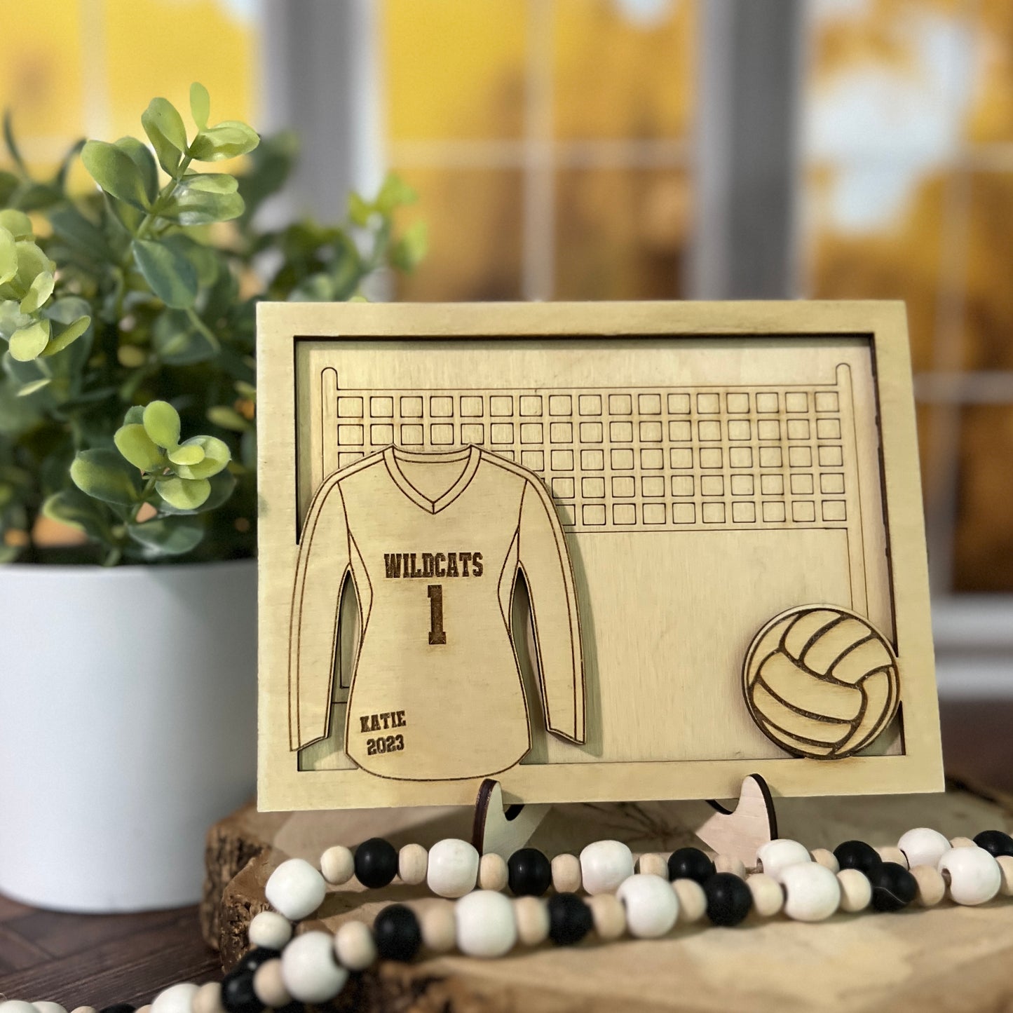 Volleyball Sign Personalized