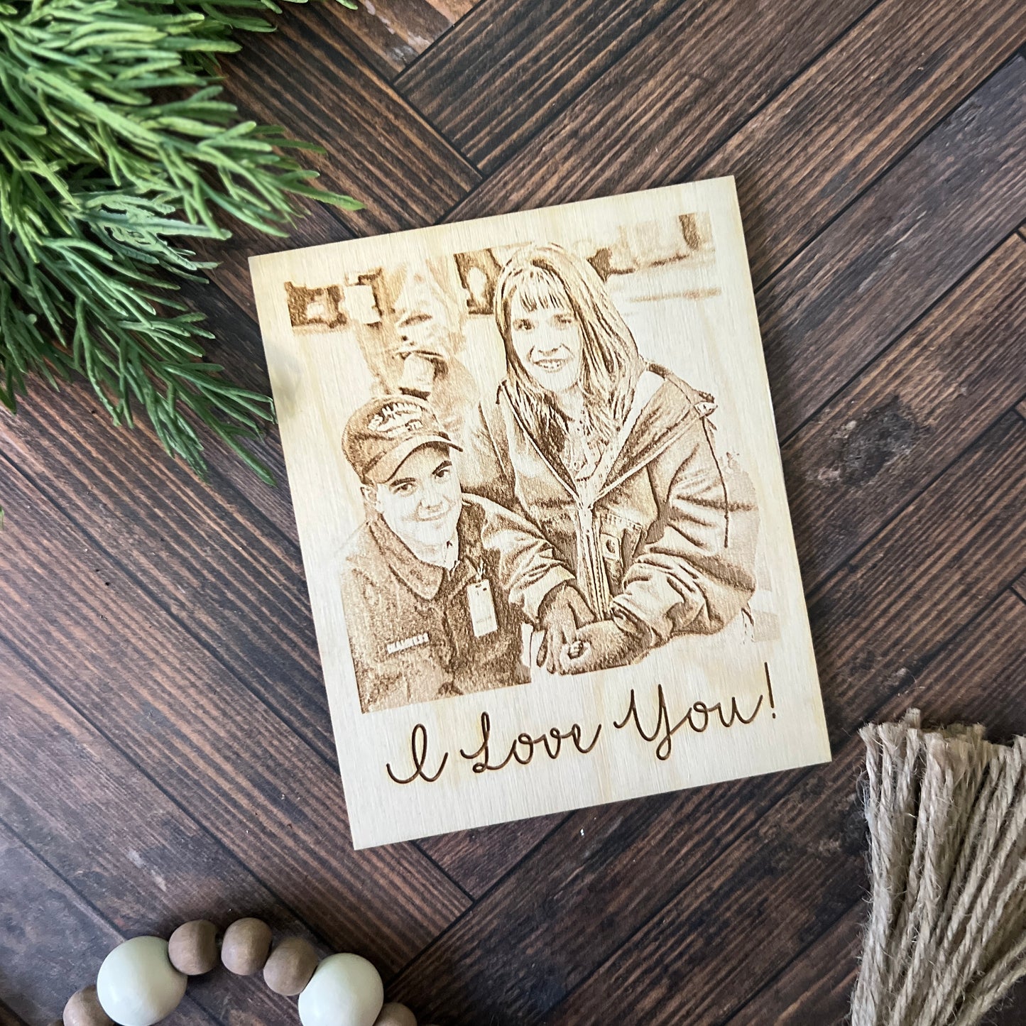 Engraved Picture on Wood