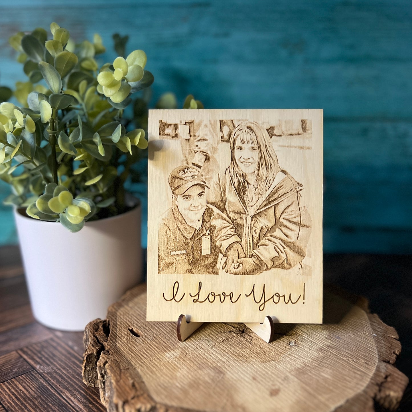 Engraved Picture on Wood