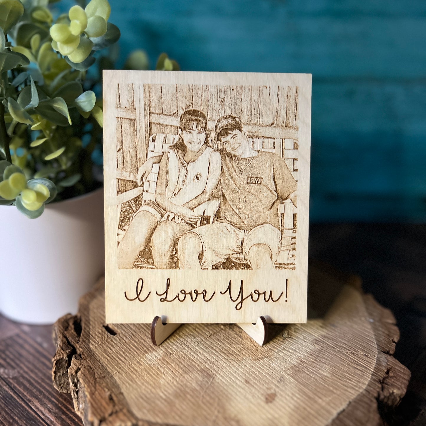 Engraved Picture on Wood