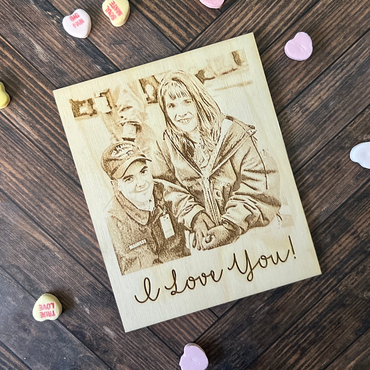 Engraved Picture on Wood