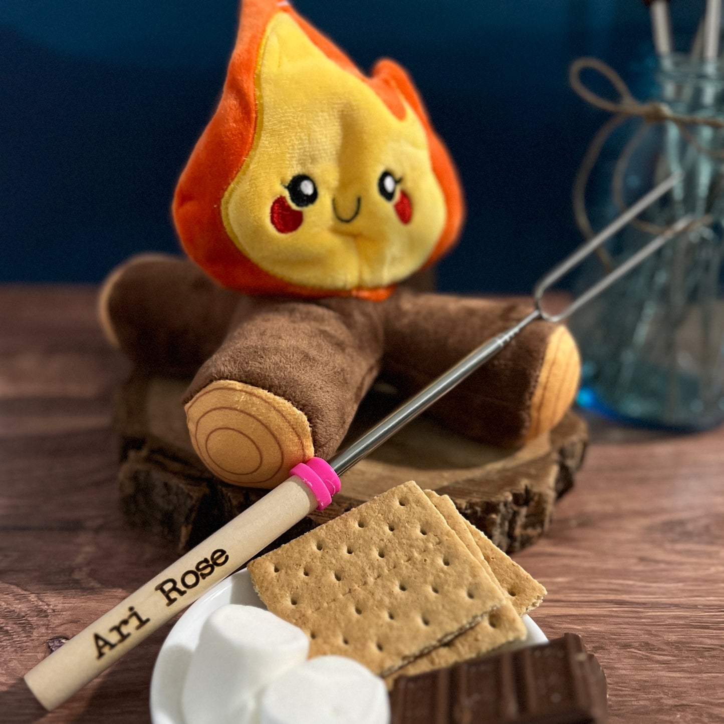 Personalized Marshmallow Roasting Sticks