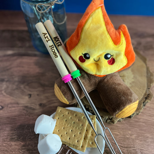 Personalized Marshmallow Roasting Sticks