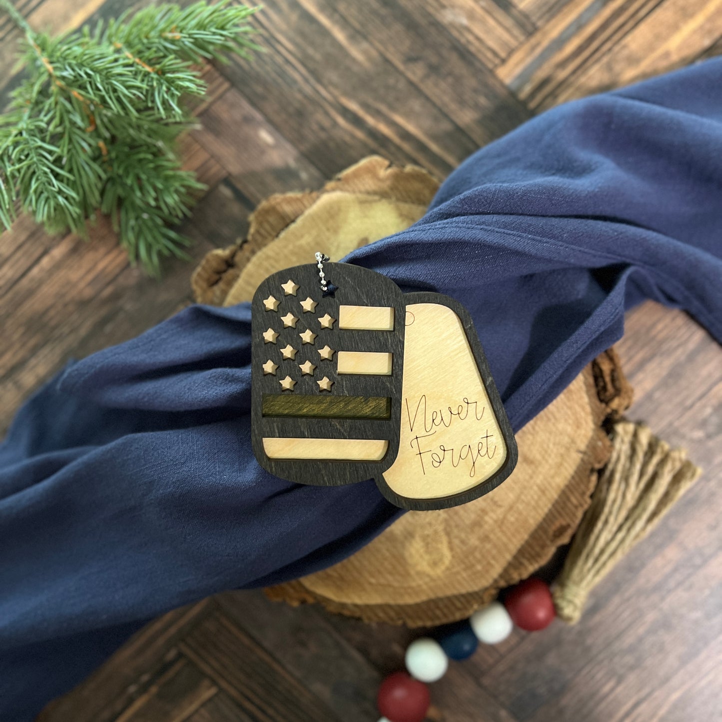 Military Dog Tag Ornaments