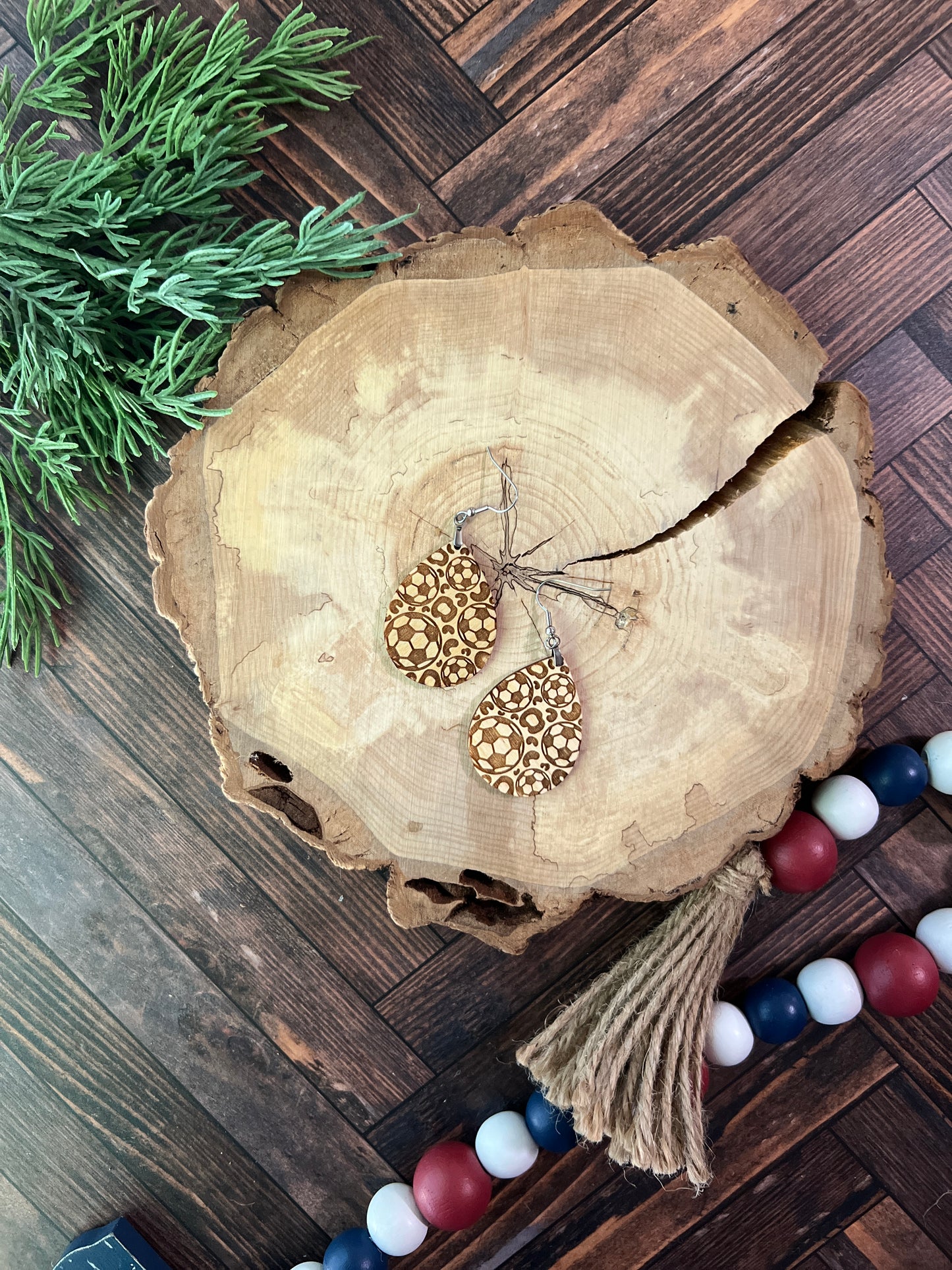 Cheer Leopard Print Drop Earrings