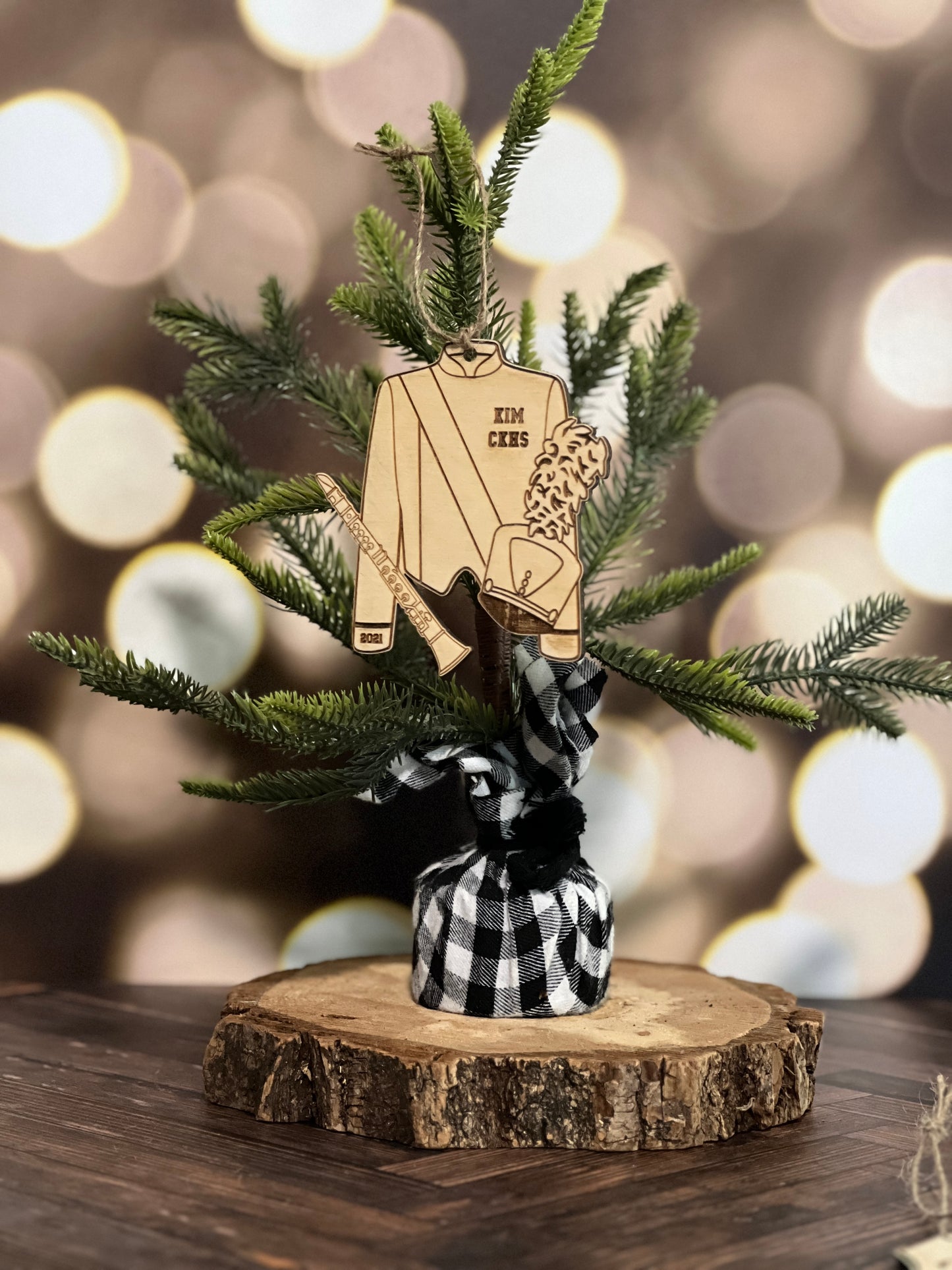 Clarinet Christmas Ornament