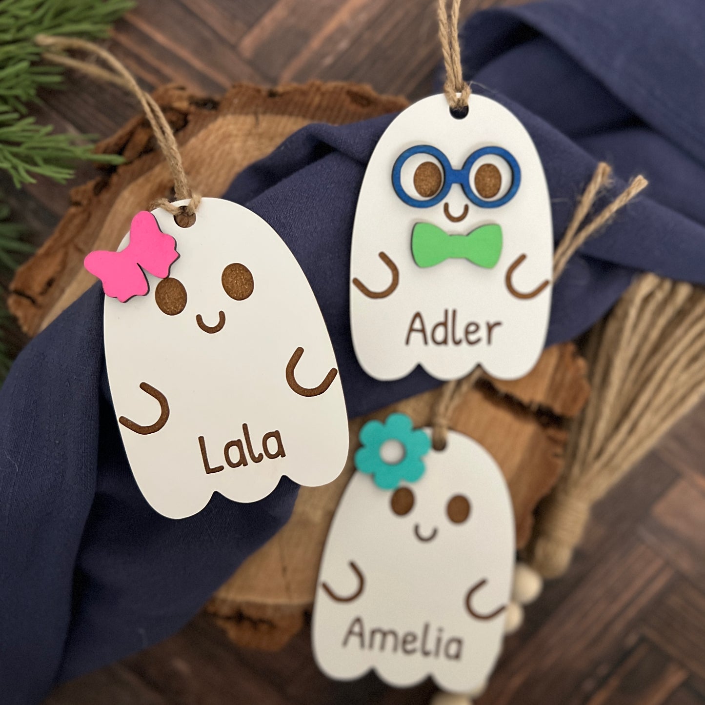 Ghost Treat Bag Tag