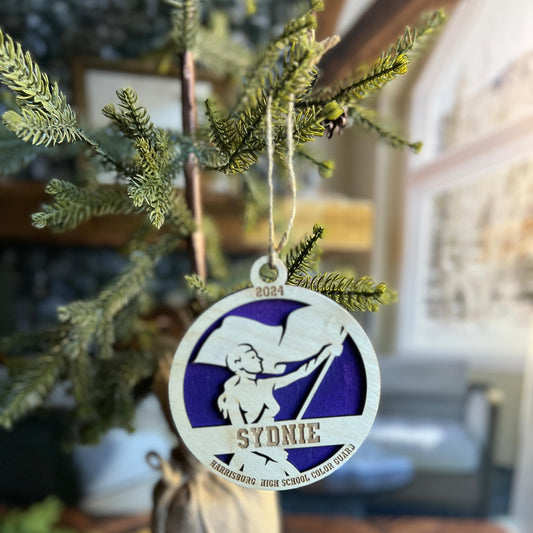 Color Guard Personalized Ornament