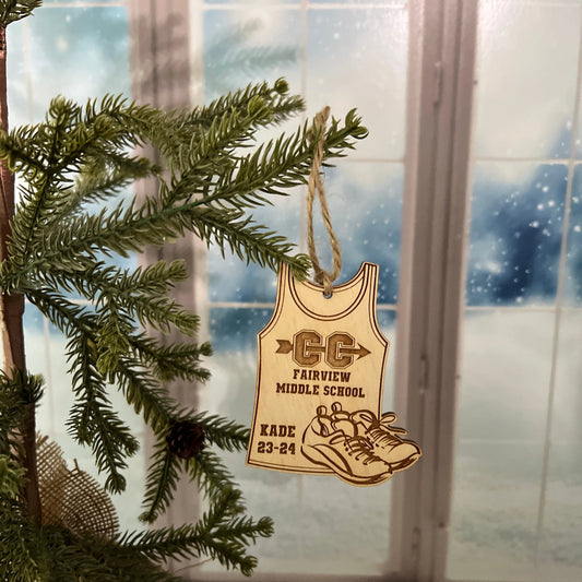 Cross Country Ornament