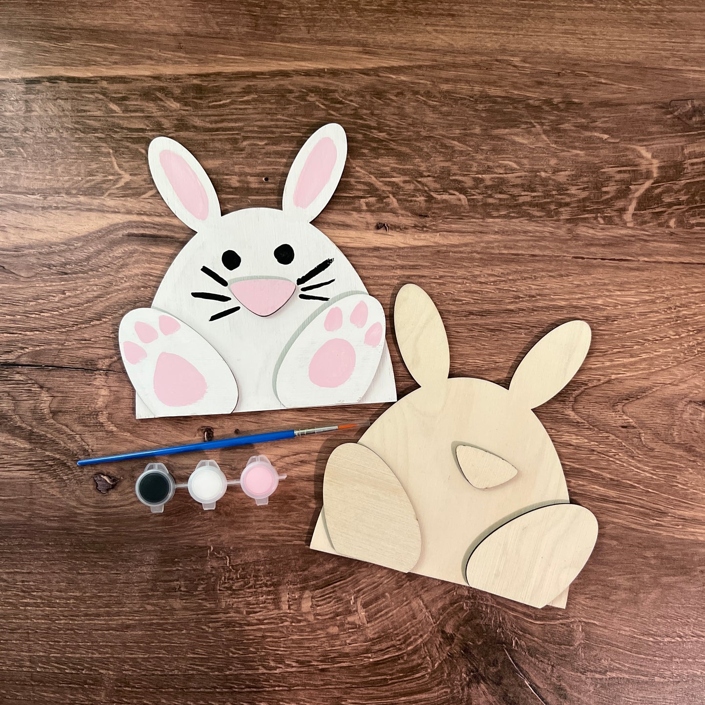 DIY Wooden Bunny Paint Kit