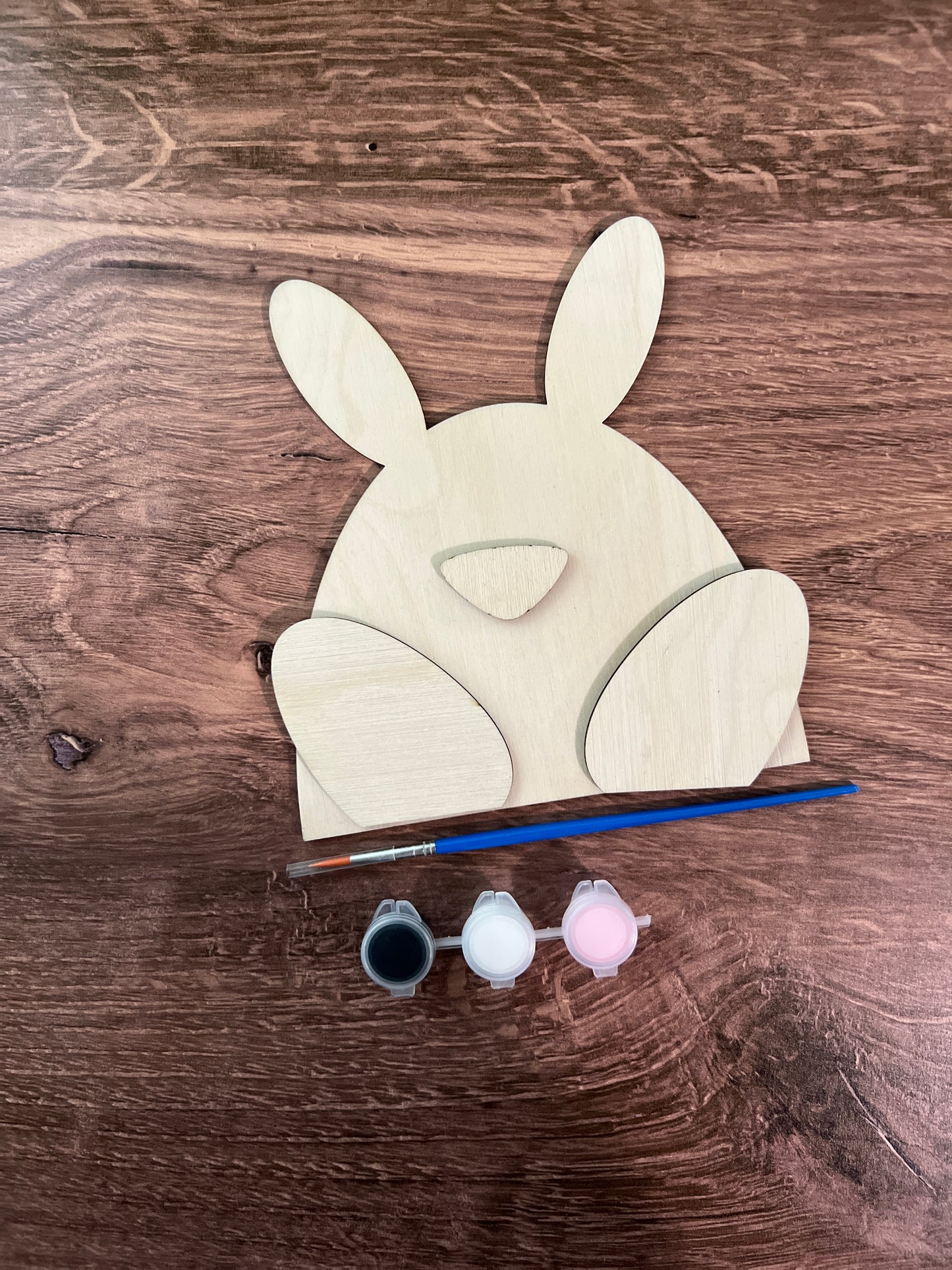 DIY Wooden Bunny Paint Kit