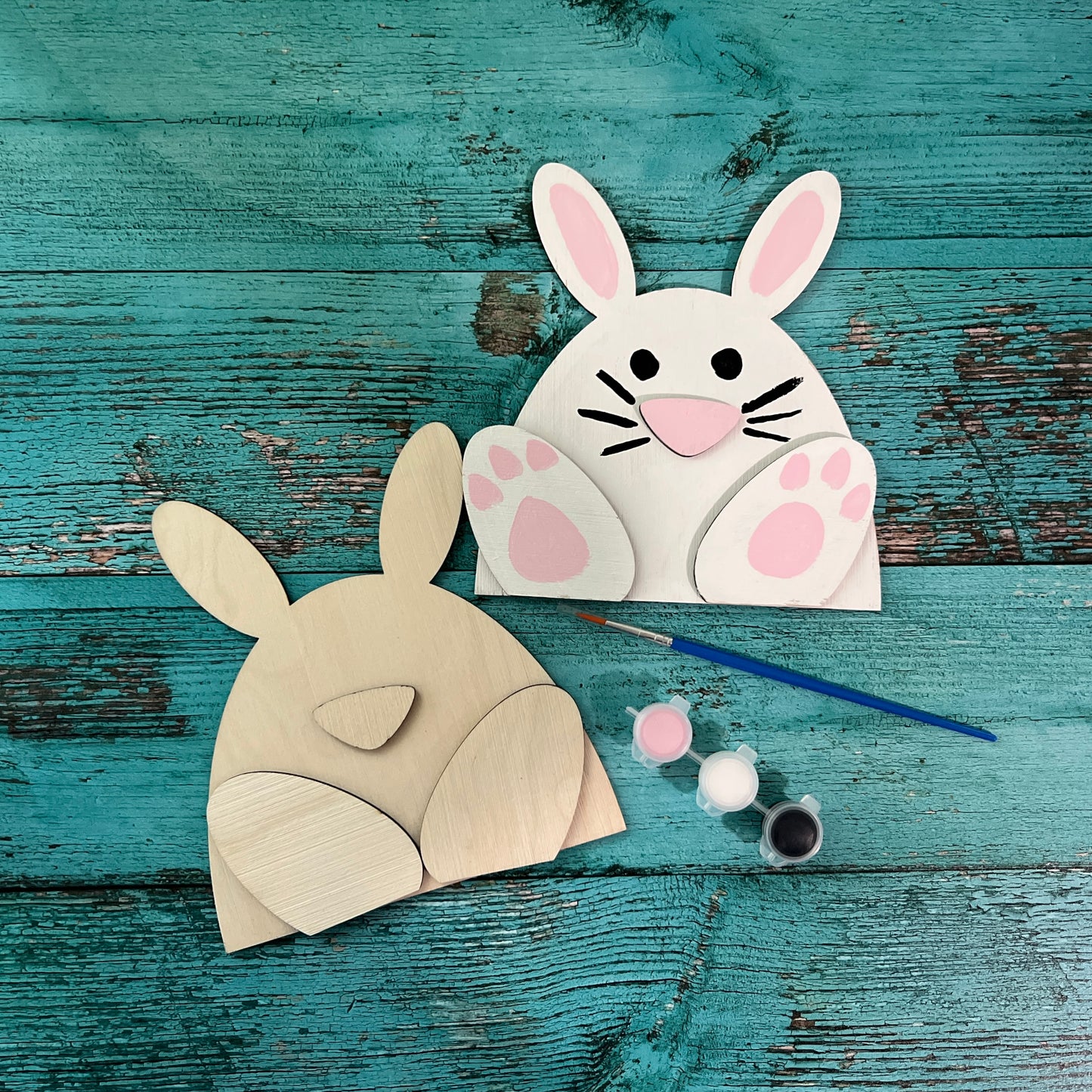 DIY Wooden Bunny Paint Kit