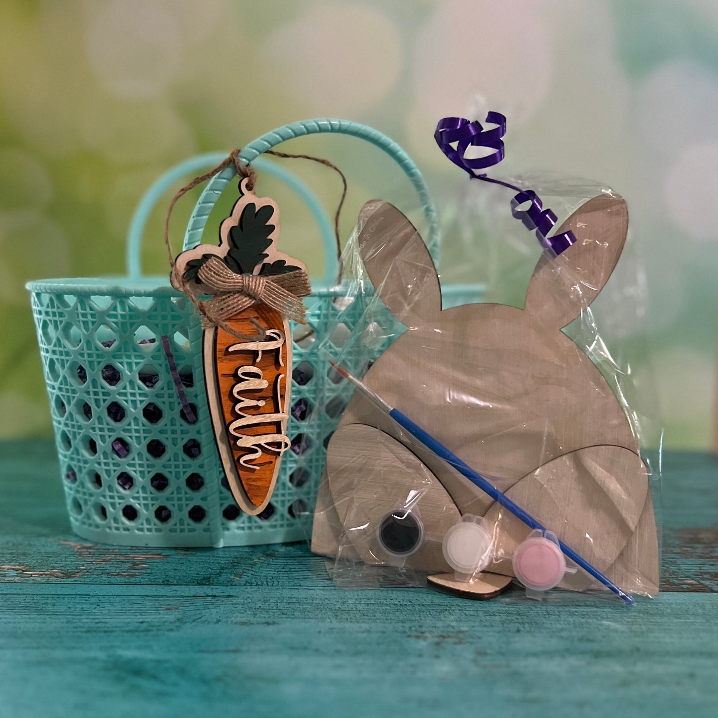 Personalized Easter Carrot Basket Tag