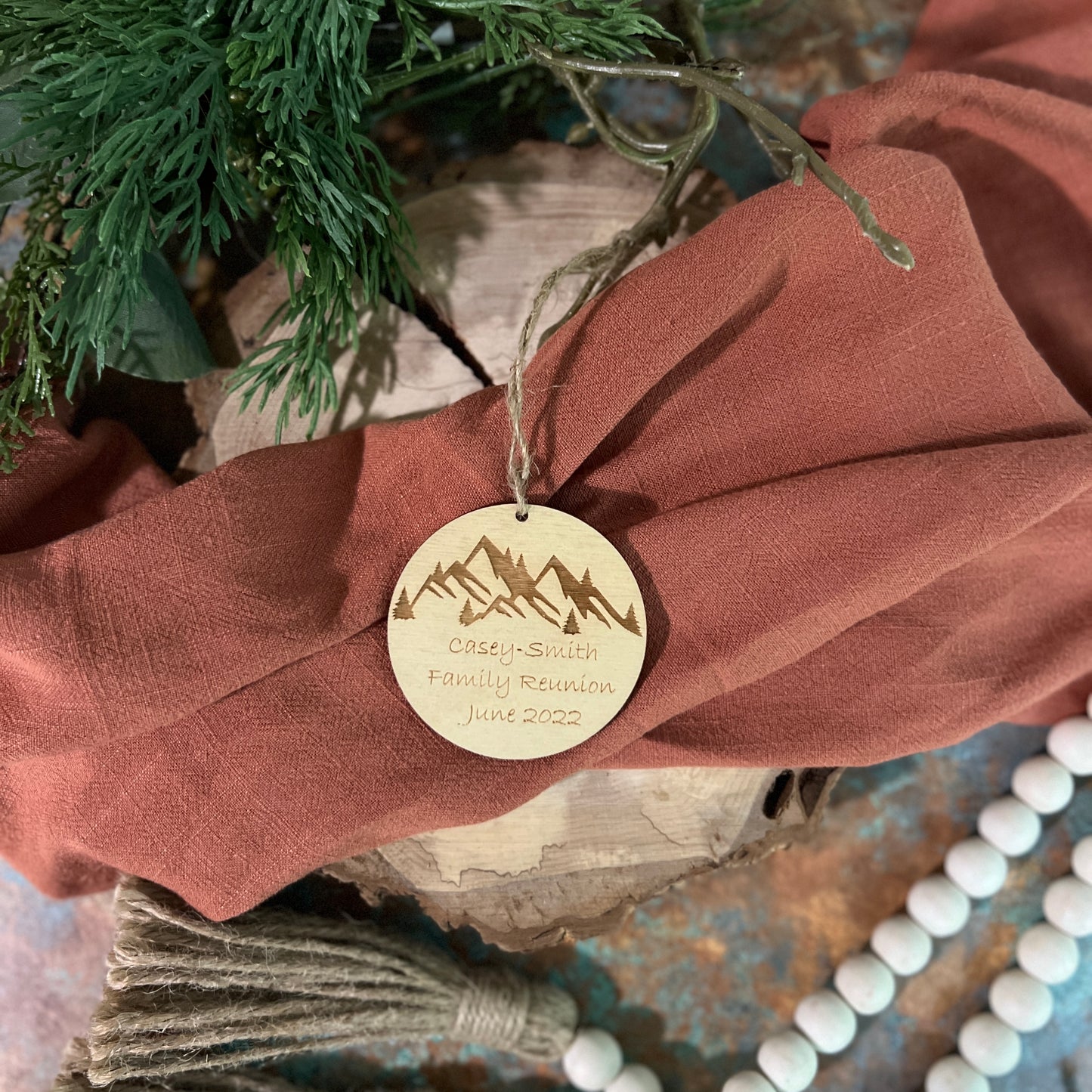 Favors For Family Reunion Personalized Mini Ornament