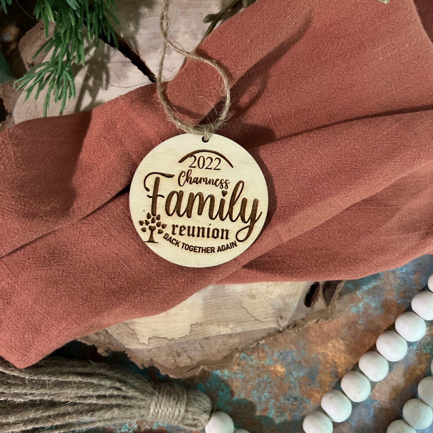 Favors For Family Reunion Personalized Mini Ornament