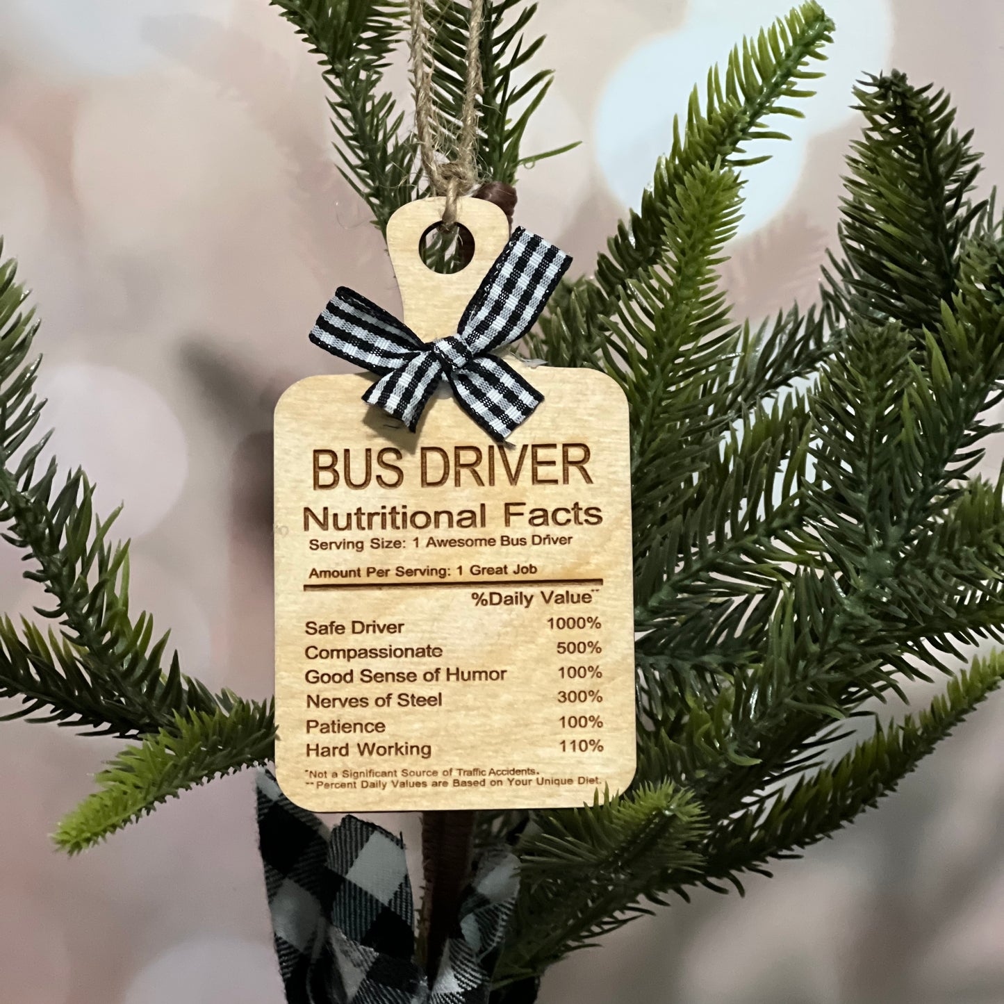 School Bus Driver Fridge Magnet and Ornament