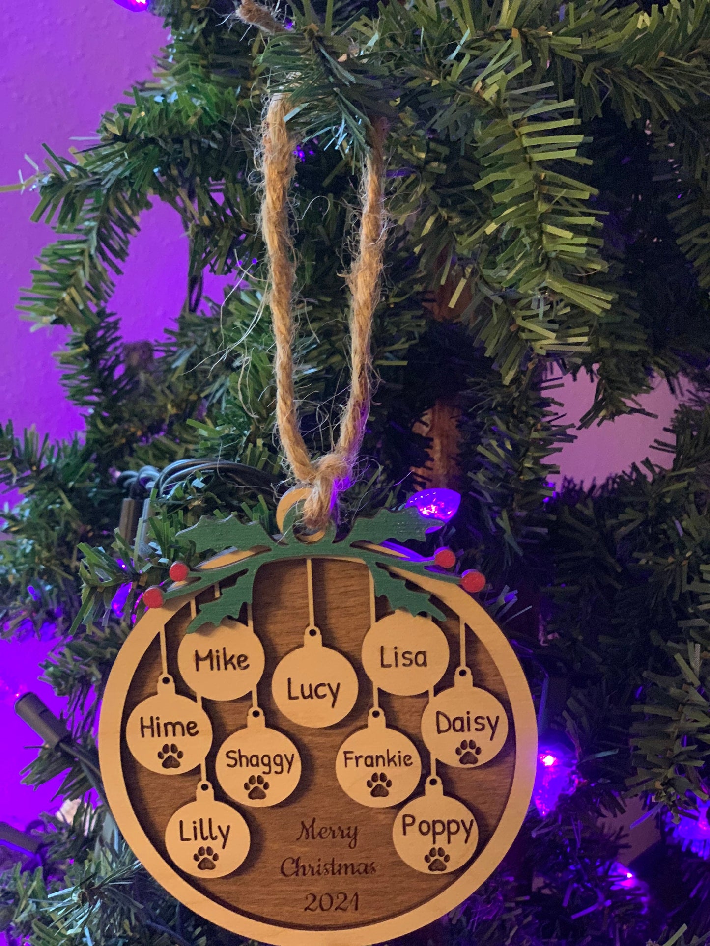 Custom Family Ornament