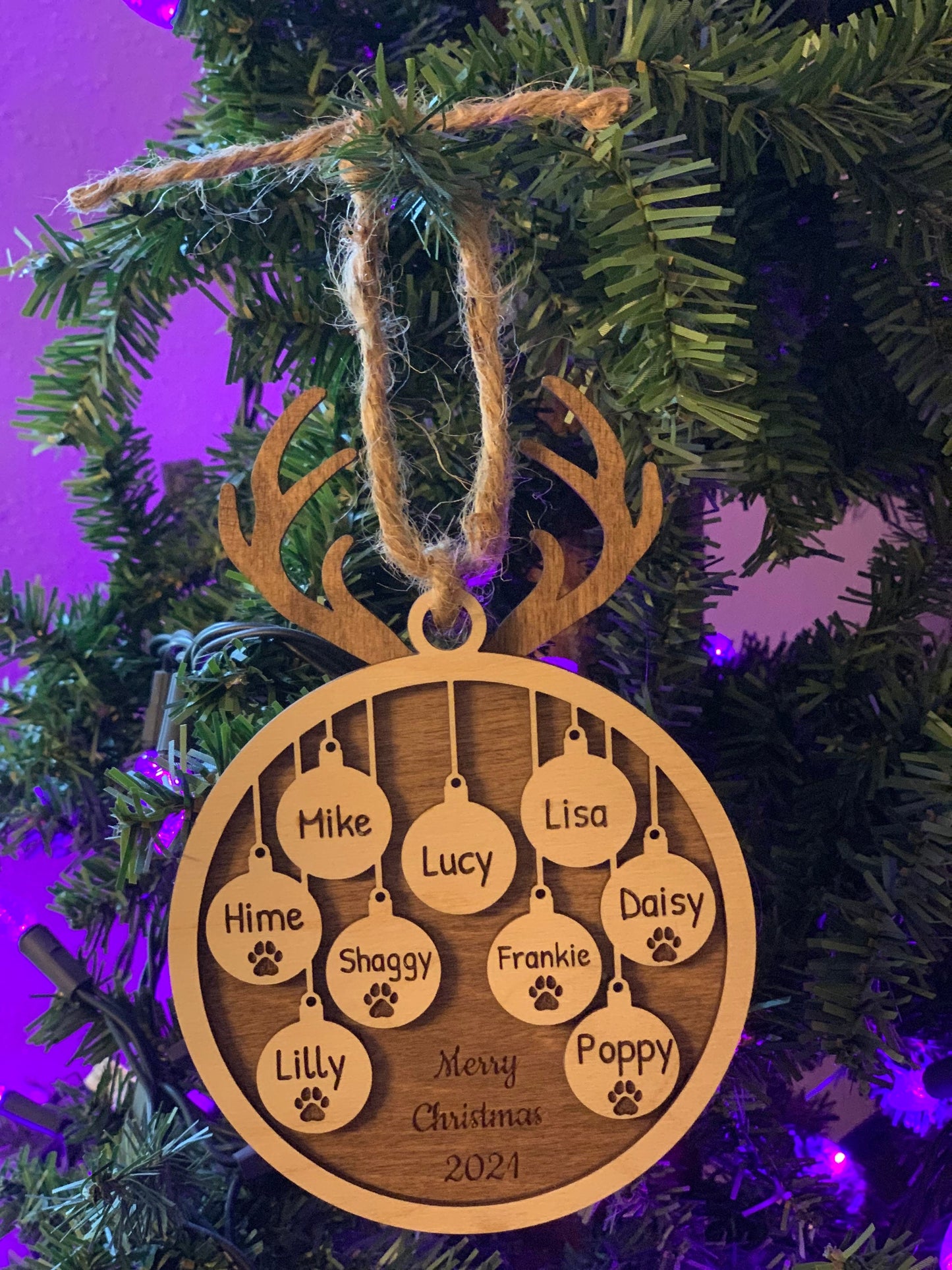 Custom Family Ornament