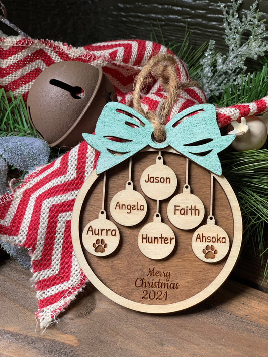 Custom Family Ornament