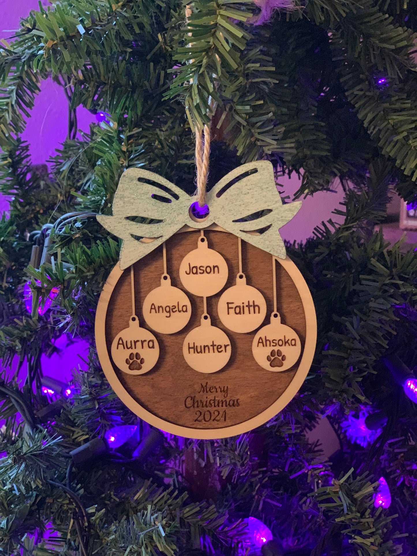 Custom Family Ornament