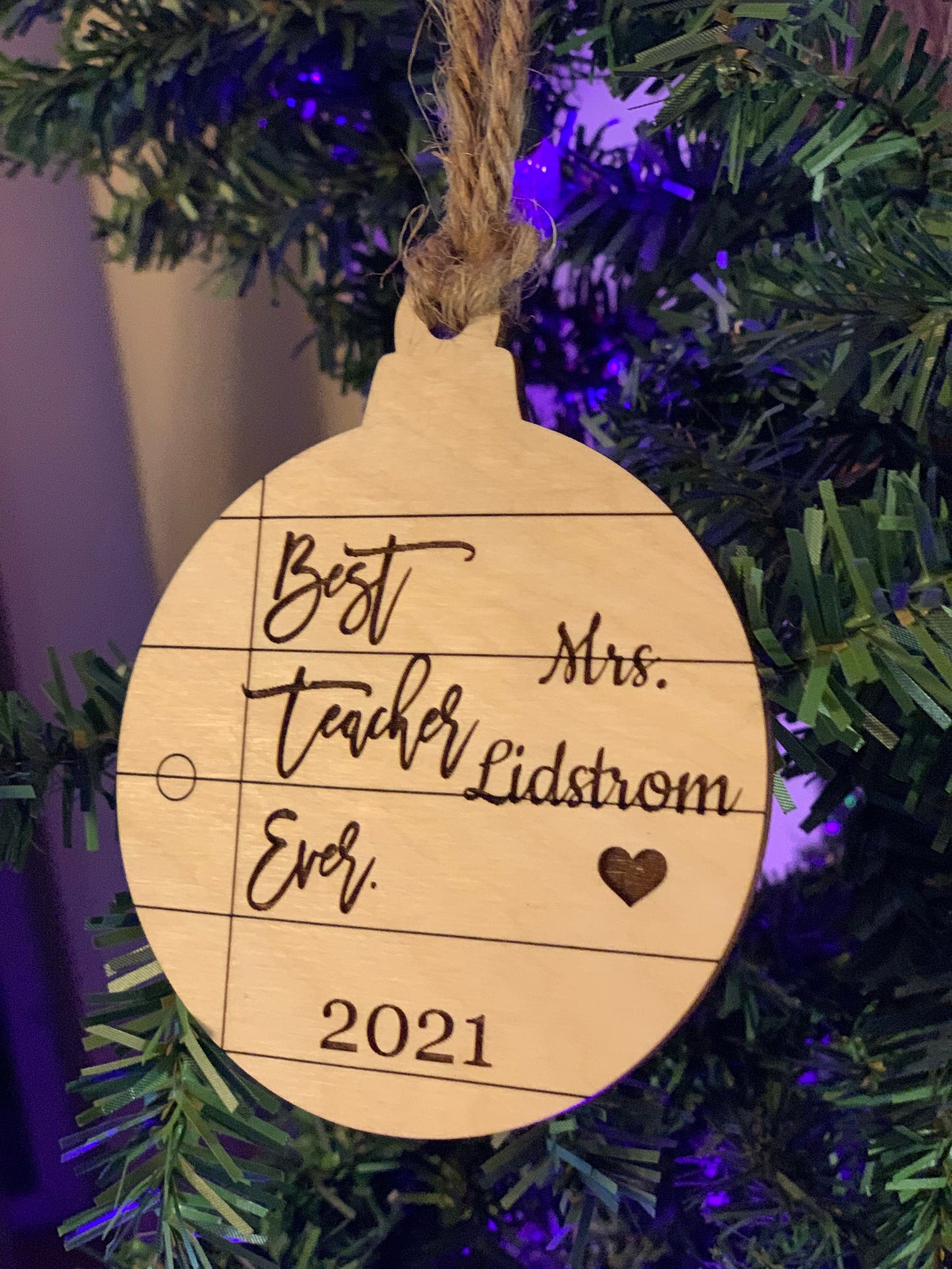 Teacher Ornament