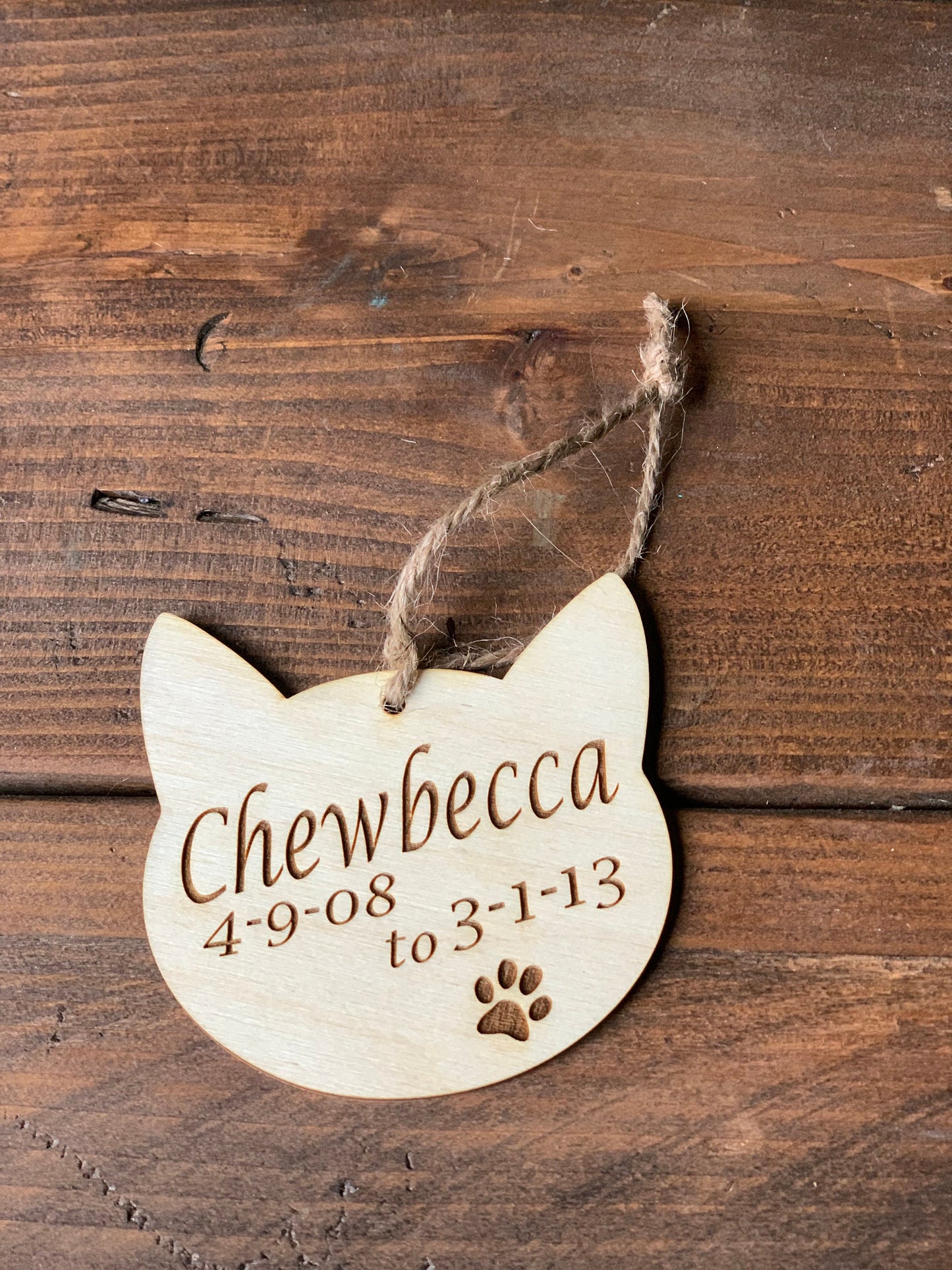 Cat Memorial Ornament