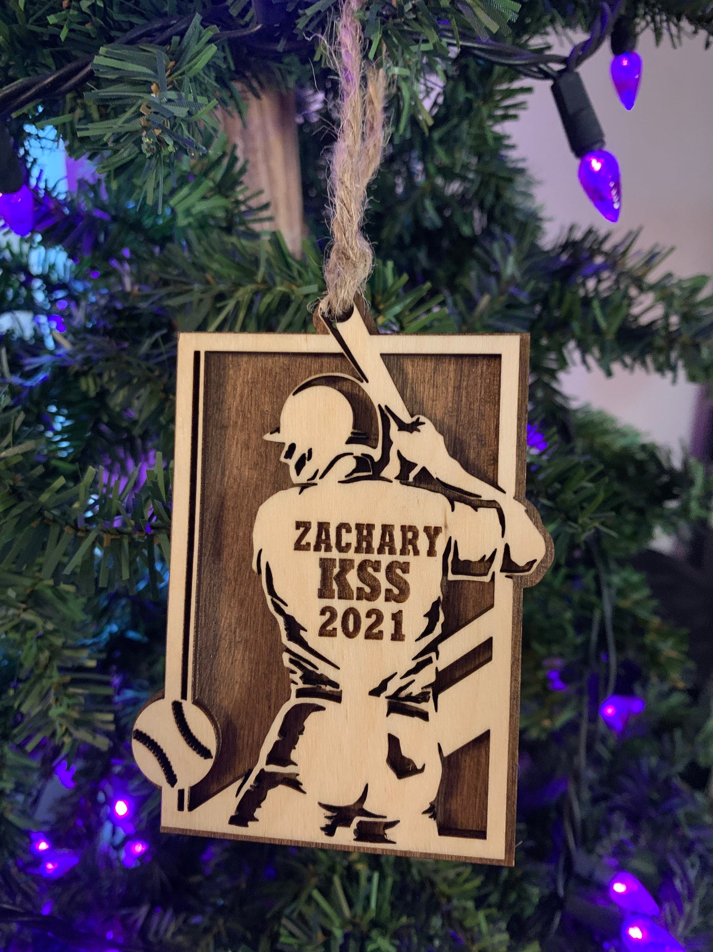 Baseball Personalized Ornament