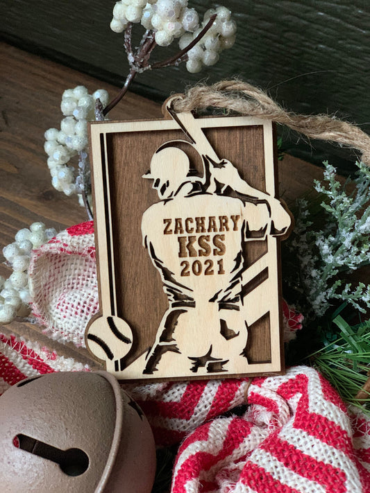 Baseball Personalized Ornament