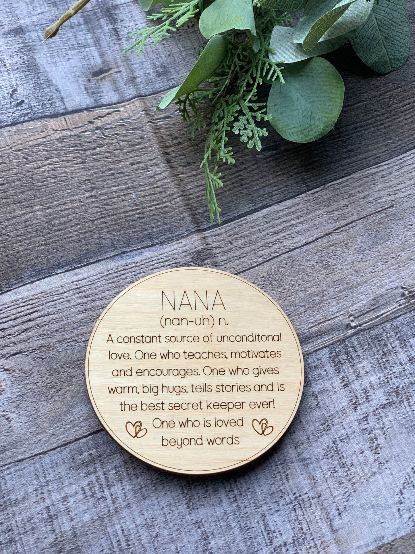 Nana Christmas Ornament or Fridge Magnet