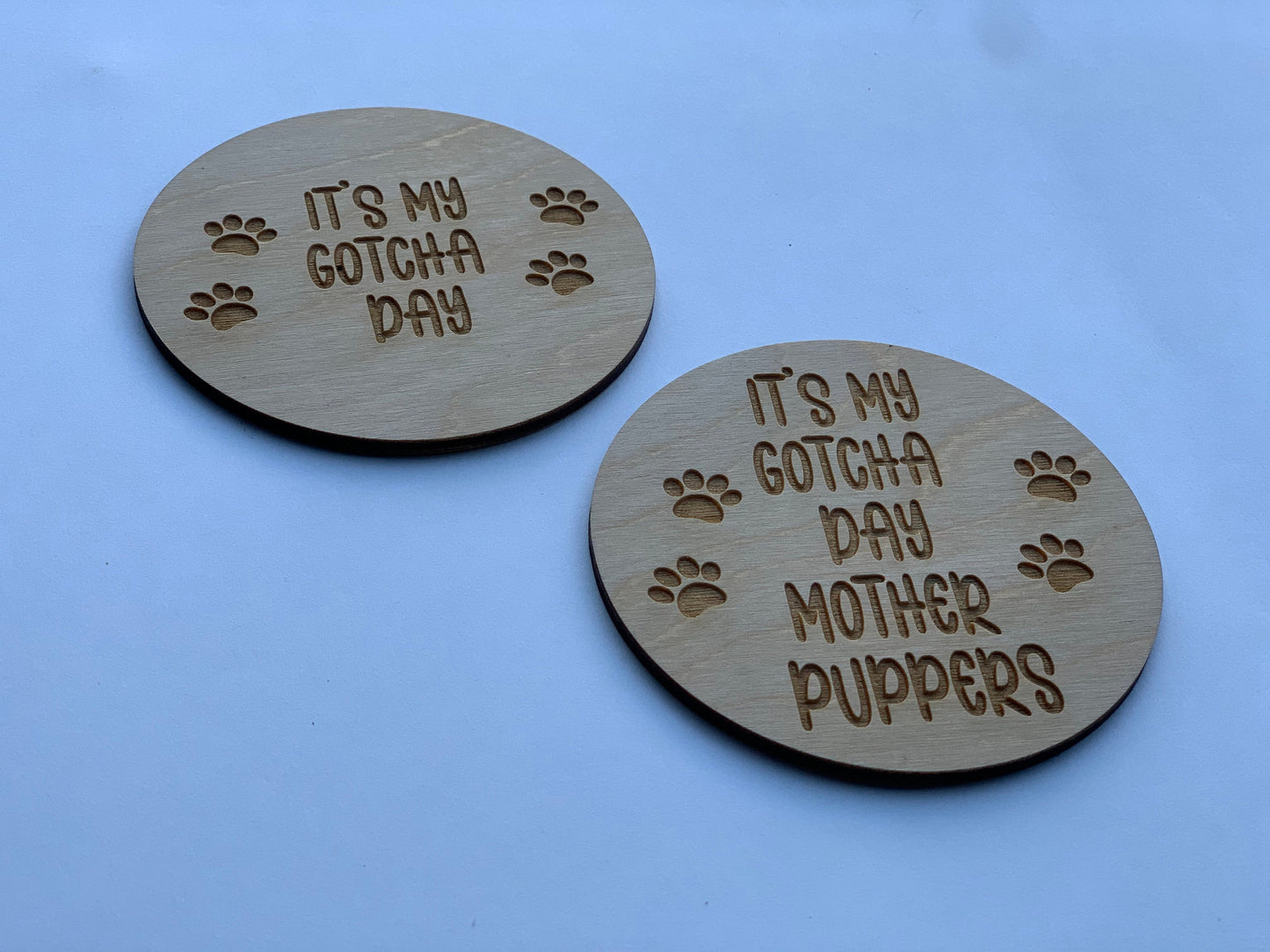 Puppy Gotcha Day Announcement Signs