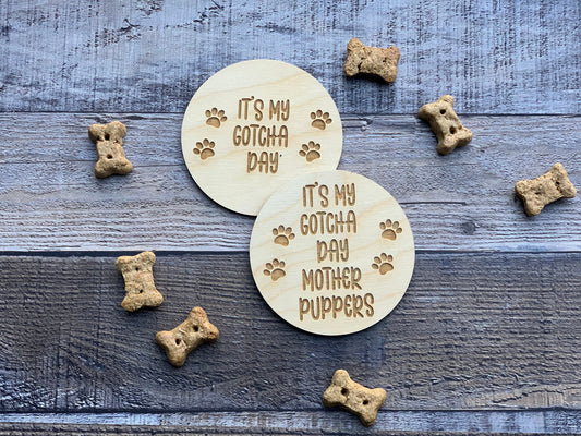 Puppy Gotcha Day Announcement Signs
