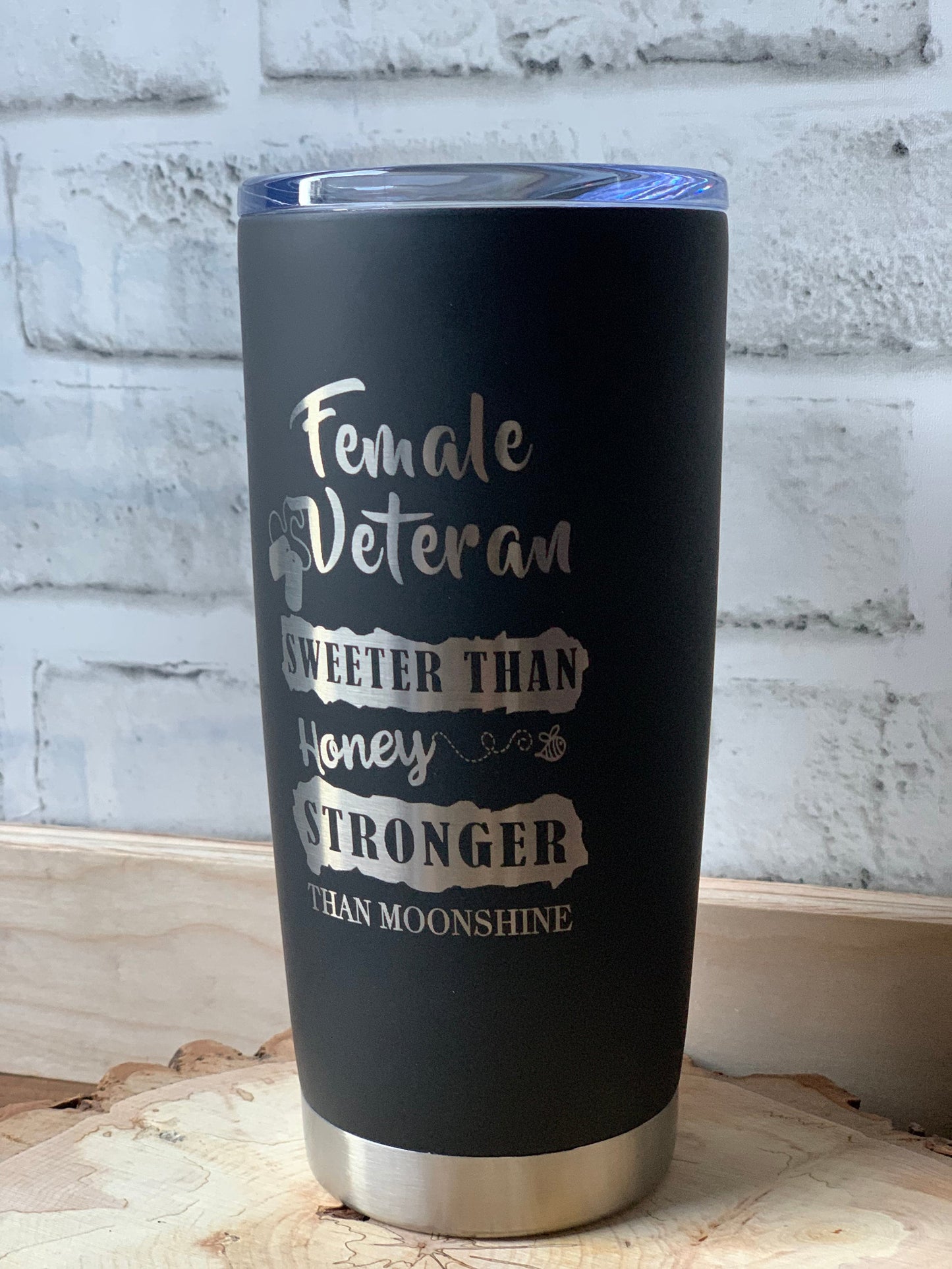 Female Veteran Coffee Cup