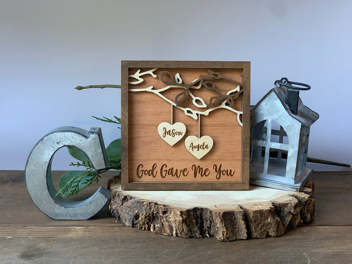 Personalized Family Tree Sign