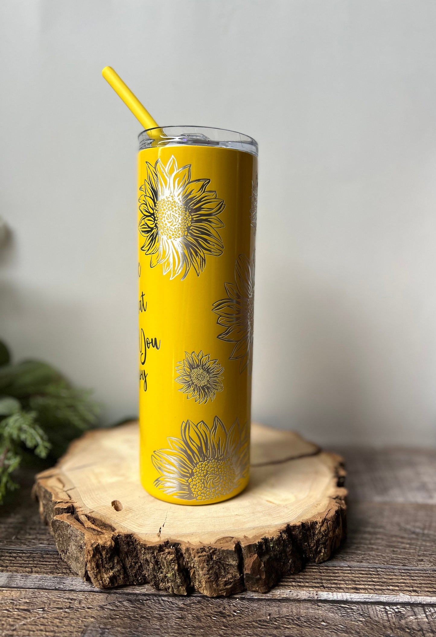 Sunflower Skinny Tumbler