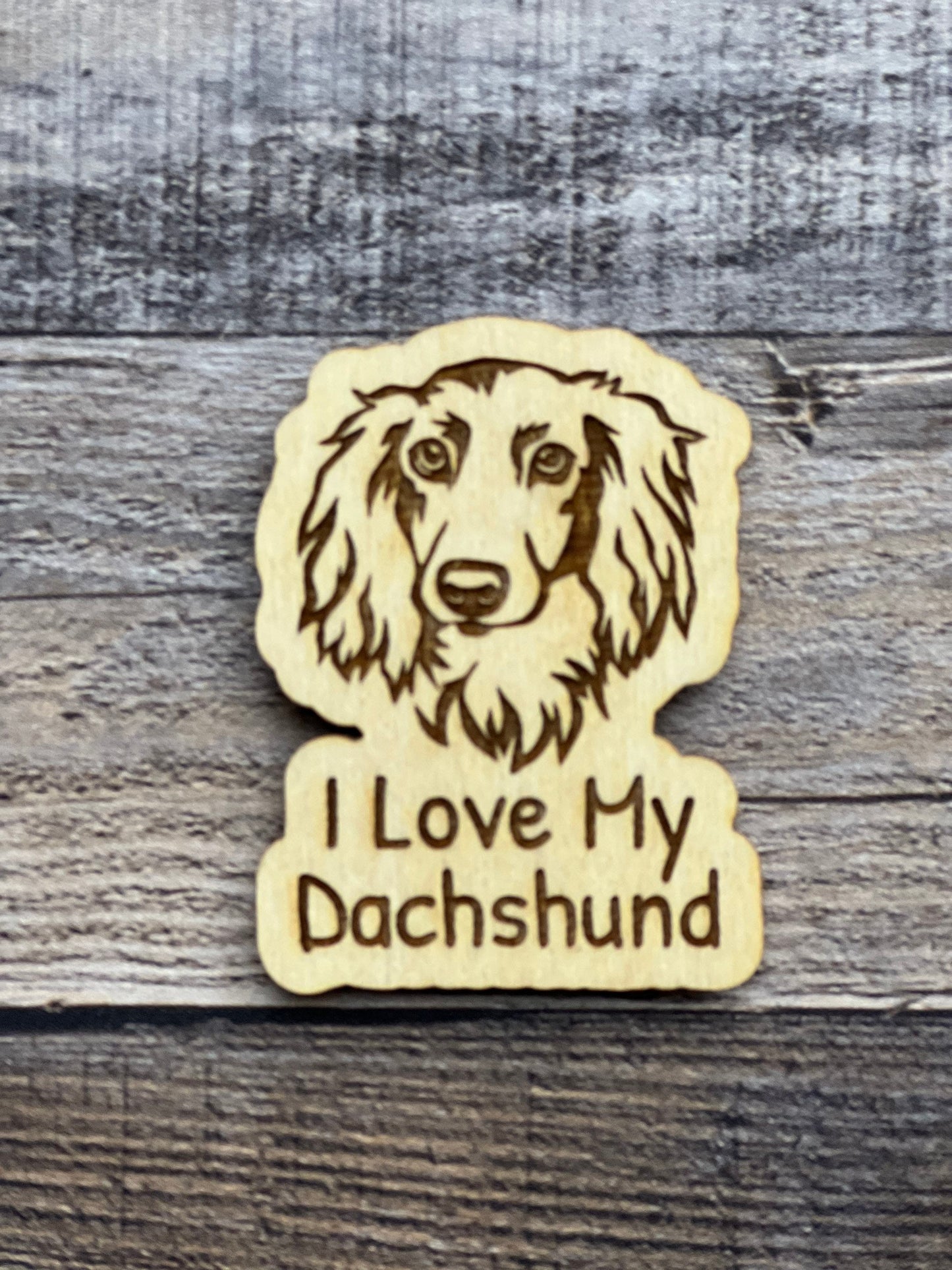 Dachshund Long haired  Magnet