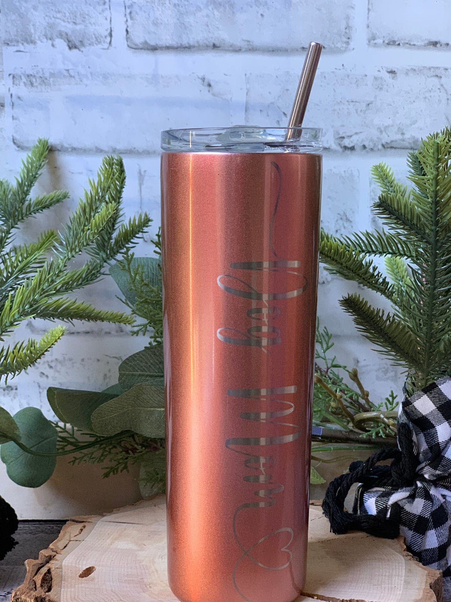 Dog Mom Skinny Tumbler