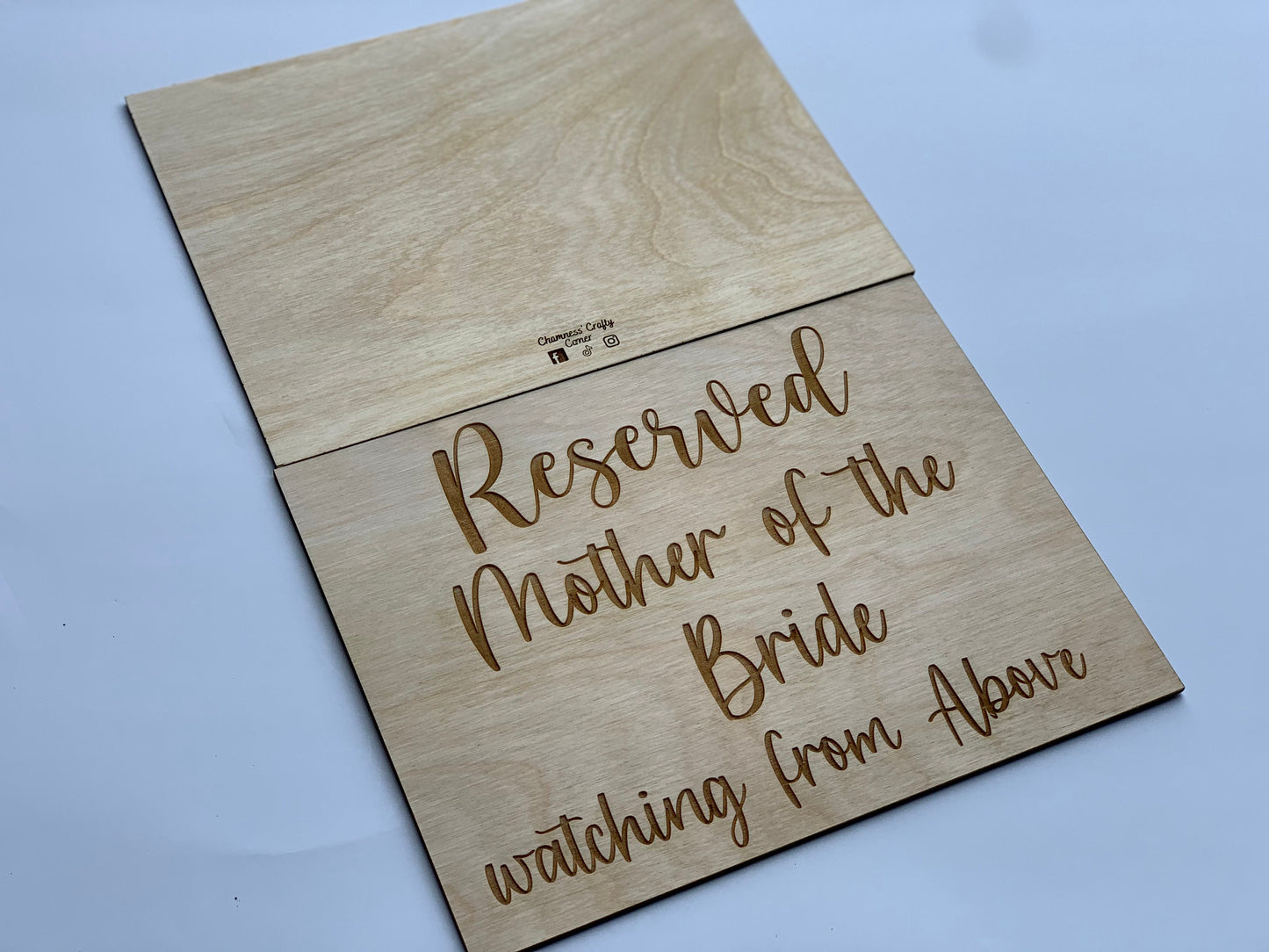 Reserved Wedding Sign