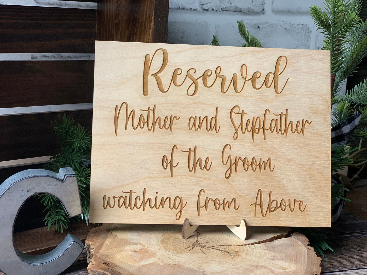 Reserved Wedding Sign