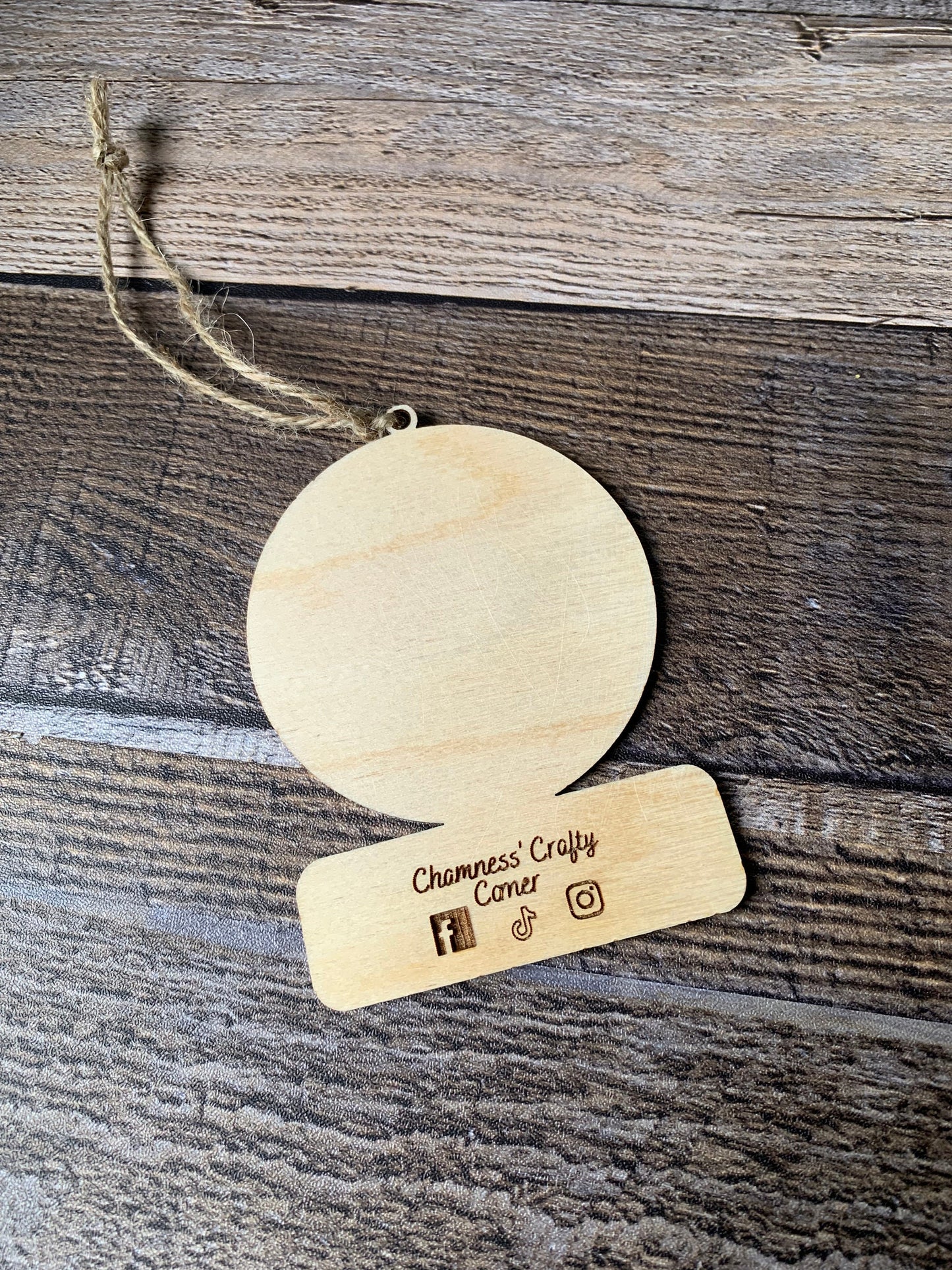 Softball Personalized Christmas Ornament